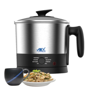 Anex Multi Purpose Steel Electric Kettle AG-4054